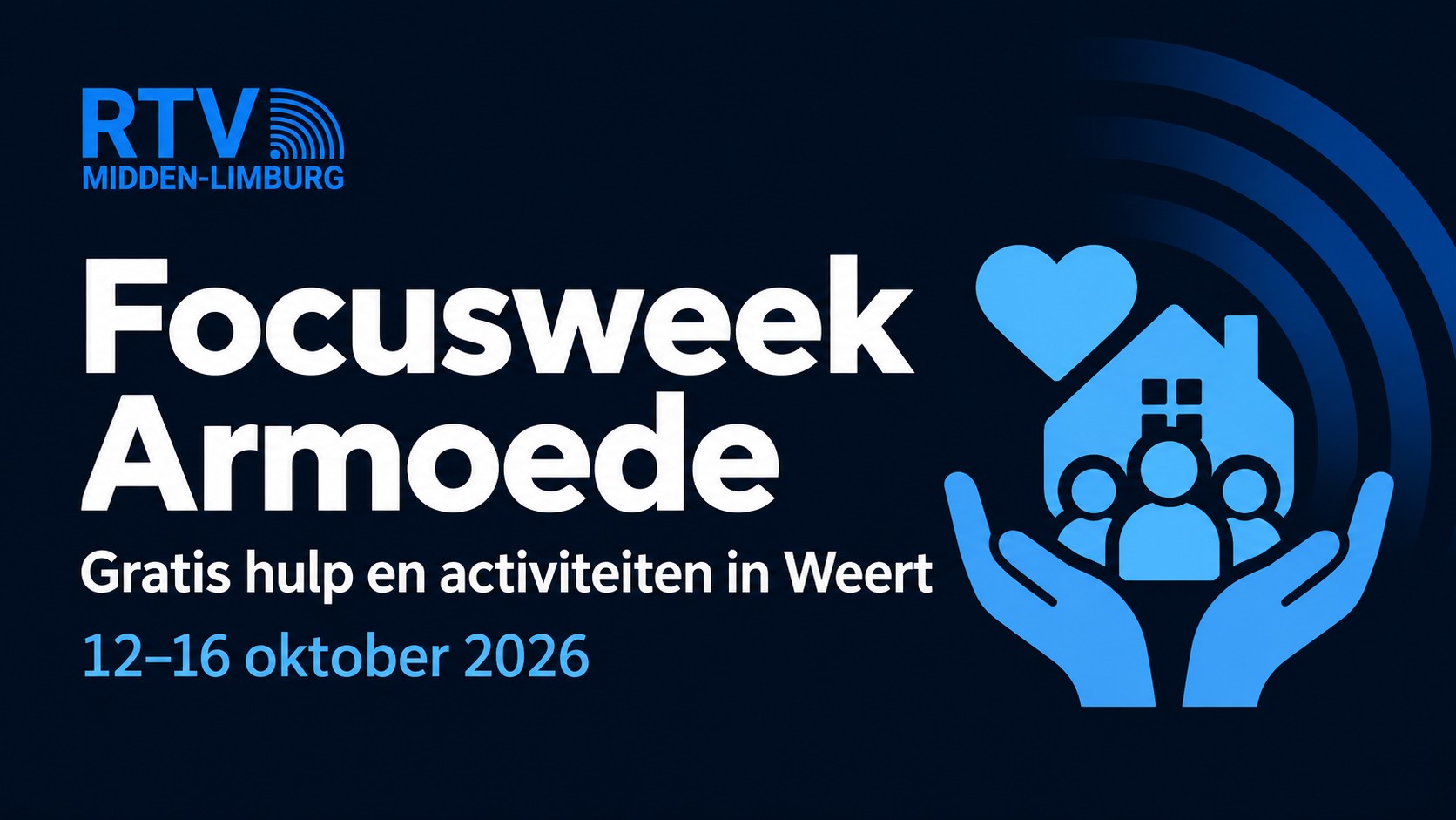RTV-kaart: Focusweek Armoede, gratis hulp en activiteiten in Weert, 12–16 oktober 2026