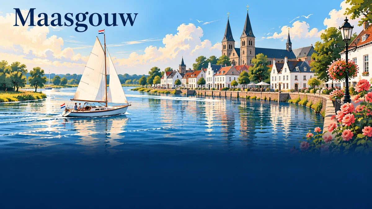 Illustratie voor Maasgouw